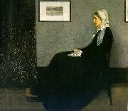 James Abbott McNeil Whistler Portrait of the Artist s Mother oil painting